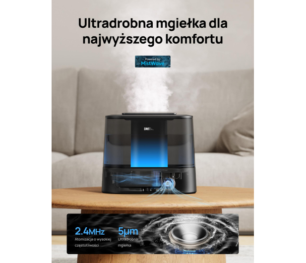 DREO Nawilżacz powietrza 420S czarny - 1503972 - zdjęcie 10